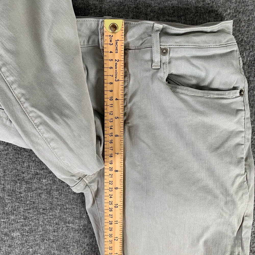 Aviator Jeans Men 30x30 Steel Grey Slim Stretch Pant - Picture 8 of 14